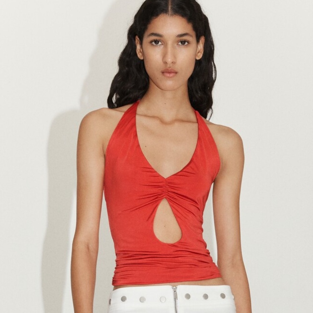 SIEDRES Halter Neck Top